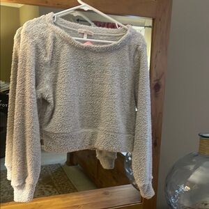 Cozy Fuzzy Cropped Sweater